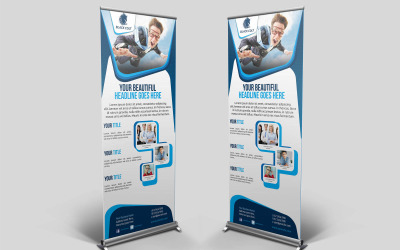 Modelo PSD Blue Roll Up
