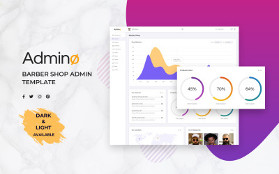 Елементи інтерфейсу інформаційної панелі адміністратора перукарні