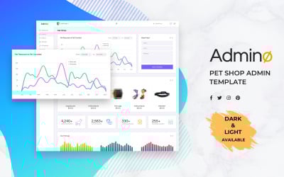Элементы пользовательского интерфейса панели администратора зоомагазина