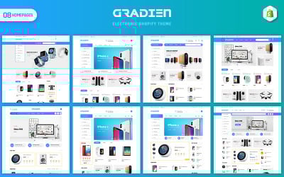 Gradien - Electronics & Warehouse Shopify Theme