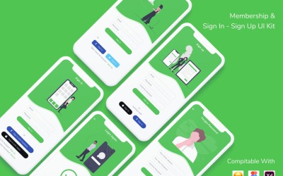 Medlemskap och inloggning - Registrera dig UI-kit