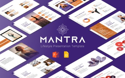 Modèle PowerPoint de présentation de mantra