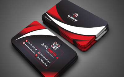 Tarjeta de visita con estilo - Plantilla de identidad corporativa