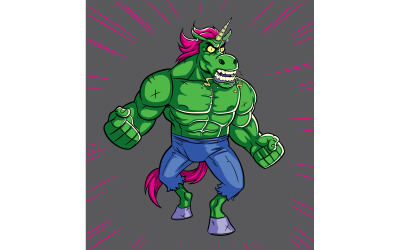 Unicorn Rage - Ilustración