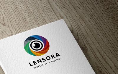 Colorful Lens Logo Template