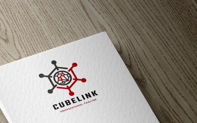 Cube Link Logo Vorlage