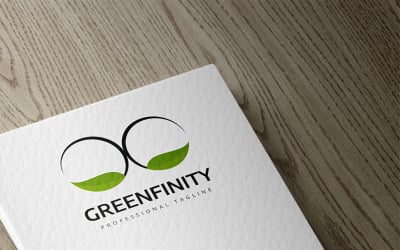 Green Infinity Logo Template