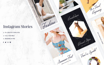 Instagram Hikayeleri Sosyal Medya Şablonu