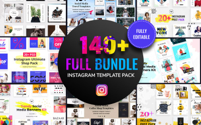 Modello di social media di Instagram Post