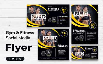 Plantilla de redes sociales de gimnasio