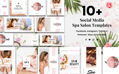 Szablon mediów społecznościowych Spa / Salon