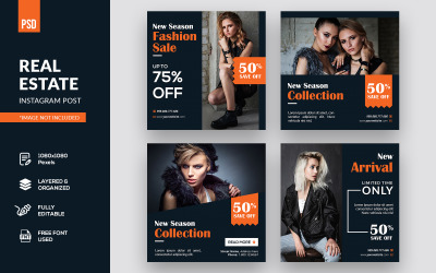 Creative Fashion Instagram Post Social Media