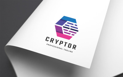 Cryptor Letter C Logo Template