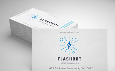 Flash Bot Logo Template