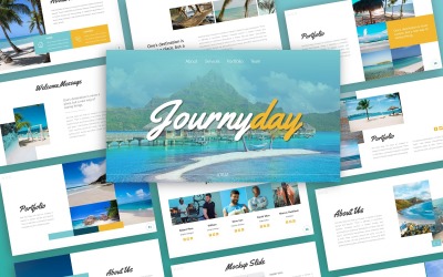 Modelo de apresentação de viagem do Journyday