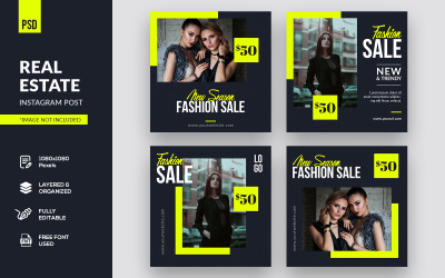 Modern Fashion Instagram Post Social Media