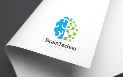 Brain Technology Logo Template