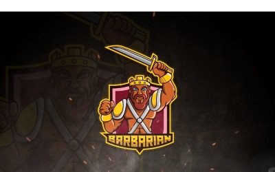 Esport Barbarian 3 Logo Template