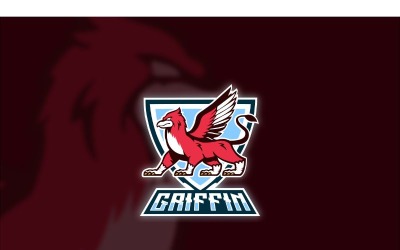 Esport Griffin Logo šablona