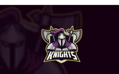 Esport Knights 2 Logo Template