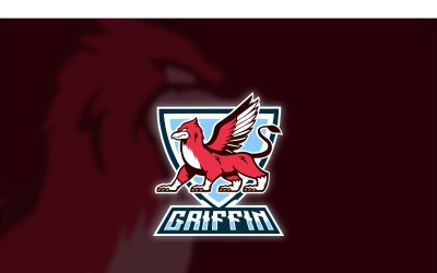 Plantilla de logotipo de Esport Griffin