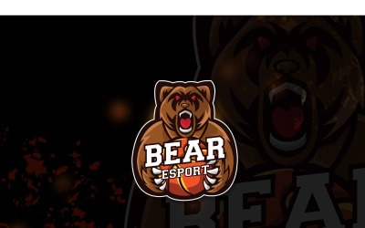 Szablon logo Esport Bears Esport 2