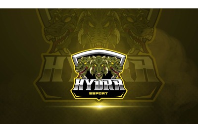 Szablon Logo Esport Hydra