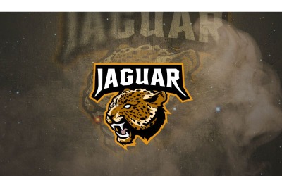 Szablon Logo Esport Jaguar