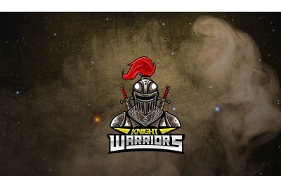 Szablon Logo Esport Knight Warriors
