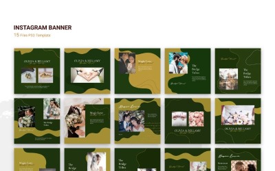 Instagram Banner Wedding Love Social Media Template