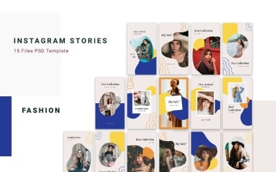 Plantilla de redes sociales de moda de historias de Instagram