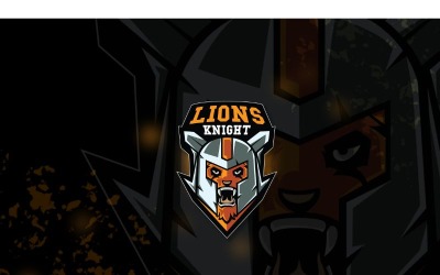 Szablon logo Esport Anubis Lion