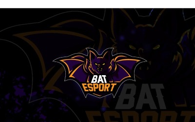Szablon Logo nietoperza Esport