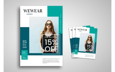 Flyer Fashion Sale - Plantilla de identidad corporativa