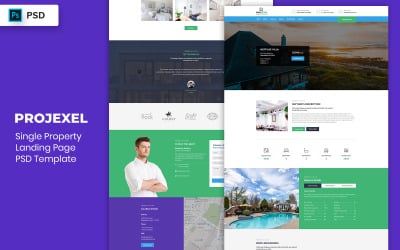 Single Property Landing Page Template UI Elements