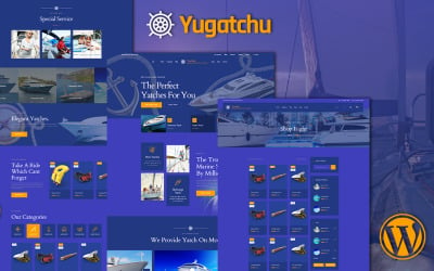 Yugatchu Luxury Yacht Club Service и морской магазин Тема WooCommerce