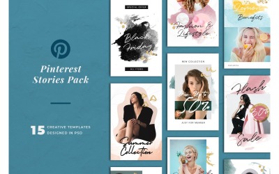 Pinterest Black Friday Social Media Template