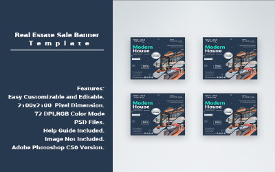 Real Estate Banner Social Media Template