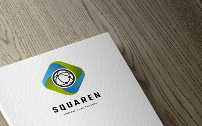 Шаблон логотипа Square Connect