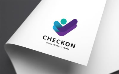 Check on Human Logo Template