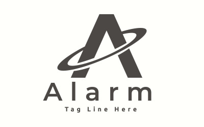 Modèle de logo d&amp;#39;alarme