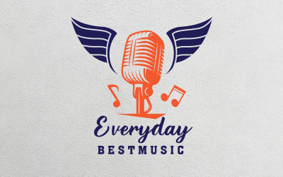 Musiklogotypmall
