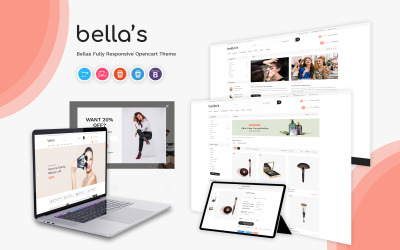 Bellas - Plantilla OpenCart de Cosméticos