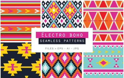 Boho Seamless Vector Pattern