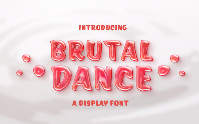 Brutal Dance-lettertype