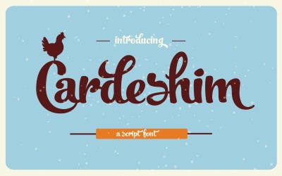 Carattere Cardeshim