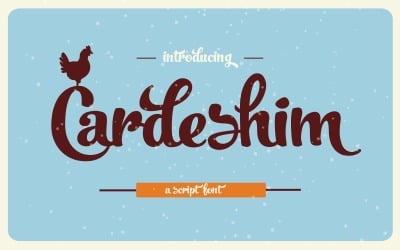 Cardeshim字体