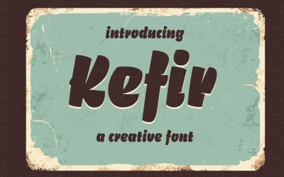 Kefir-Schriftart