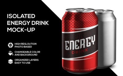 Mockup del prodotto Soda Can