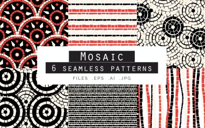 Mosaico Seamless Vector Pattern